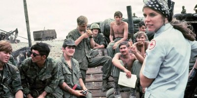 Vietnam-Era Donut Dolly Dorner Carmichael Continues Service with Red Cross in Powidz