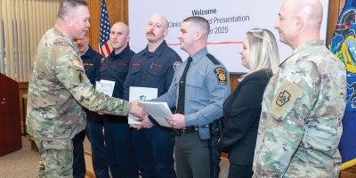 FTIG first responders recognized for saving woman's life