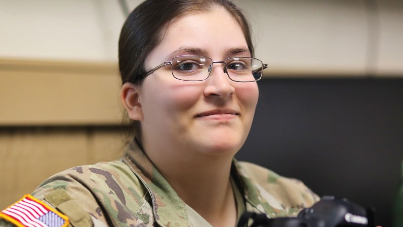 Accidental enlistee, emerging storyteller sees what others miss