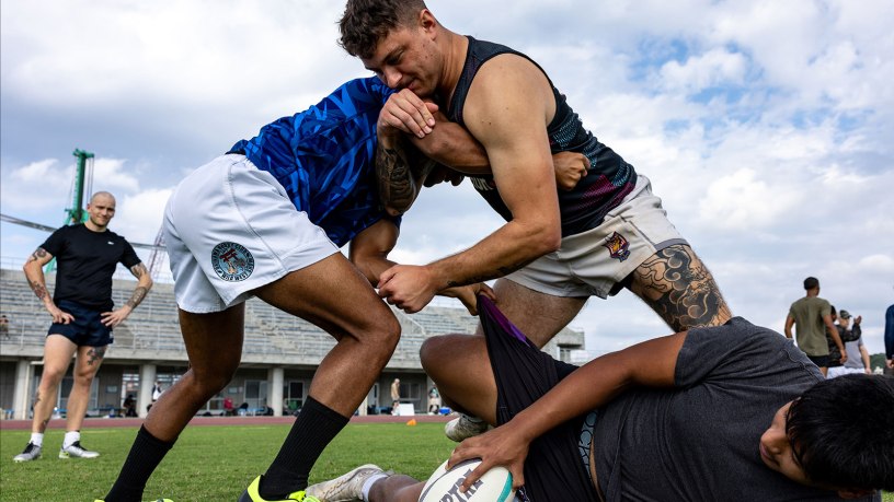 Forged on the Pitch: III MIG Marine forms lasting bonds during U.S. – Japan Rugby tournament