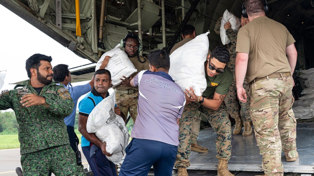 U.S. Forces deliver critical aid to Sri Lanka following Cyclone&nbsp;Ditwah