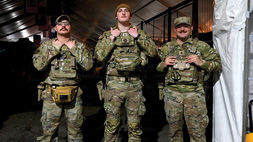 National Guard Stops Apartment Fire in the District