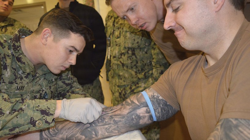 Making the point with peripheral IV insertion training at NHB