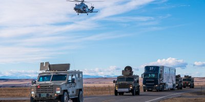 MH-139 Grey Wolf helicopters complete first operational ICBM convoy security mission