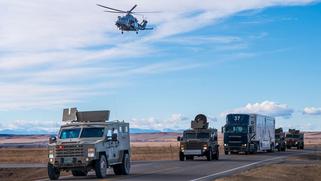 MH-139 Grey Wolf helicopters complete first operational ICBM convoy security&nbsp;mission