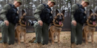 K-9 Handlers at MCAS Cherry Point