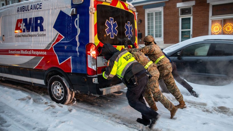 National Guard members respond to winter weather in 15 states