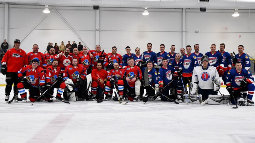 104th Fighter Wing plays hockey for charity