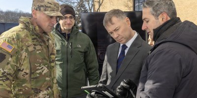 Pa. Guard Soldiers conduct UAS demo for senior Army official