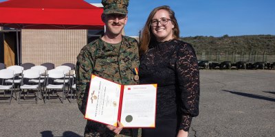 Marine Awarded for Heroic Life-Saving Actions