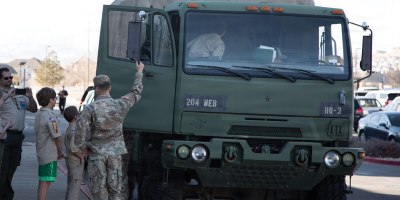 Utah National Guard Assists Scouts to Feed Utah Families