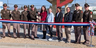Historic WWII-Era Sign Rededicated in New Location at Camp Parks