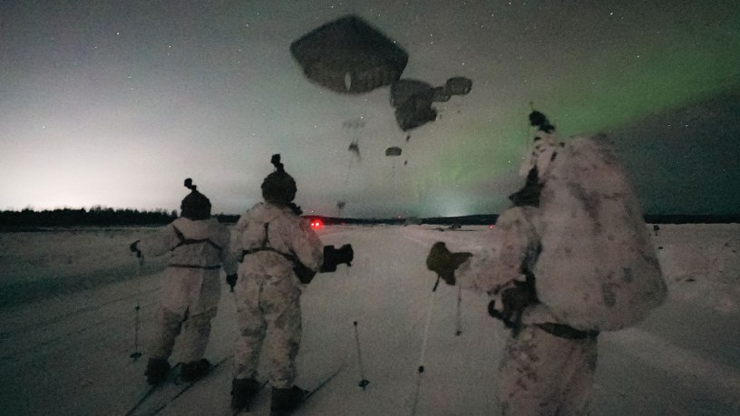 11th Airborne Division Conducts a Lowlight Tactical Airborne Insertion During JPMRC