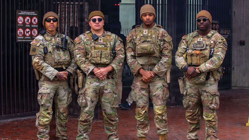 Georgia National Guard Soldiers Reunite Lost Puppy with Owner During D.C. Patrol