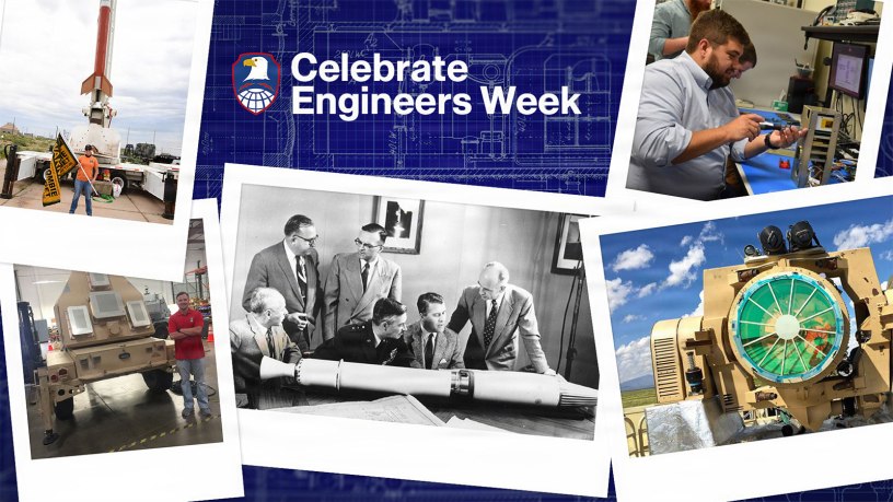 U.S. Army Space and Missile Defense Command celebrates National Engineers Week, Feb. 22-28. (U.S. Army graphic by Allen Meeks)