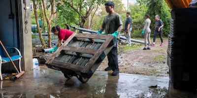 A U.S. Sailors, assigned to the Iwo Jima Amphibious Ready Group, work to remove debris during a community service event at The Humane Society of St. Thomas while San Antonio-class amphibious transport dock USS Fort Lauderdale (LPD 28) is pierside in St. Thomas, U.S. Virgin Islands, Feb. 15, 2026. U.S. military forces are deployed to the Caribbean in support of the U.S. Southern Command mission, Department of War-directed operations, and the president’s priorities to disrupt illicit drug trafficking and protect the homeland. (U.S. Navy photo)