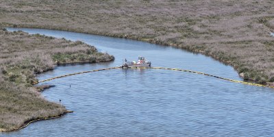 A Unified Command, consisting of the U.S. Coast Guard, the Louisiana Oil Spill Coordinator’s Office (LOSCO), and the Louisiana Offshore Oil Port (LOOP), continues its recovery and cleanup efforts in the Gulf and surrounding barrier islands, Louisiana, March 07, 2026. The response follows a crude oil discharge reported near the Louisiana Offshore Oil Port on February 26, 2026. (Unified command courtesy photo)
