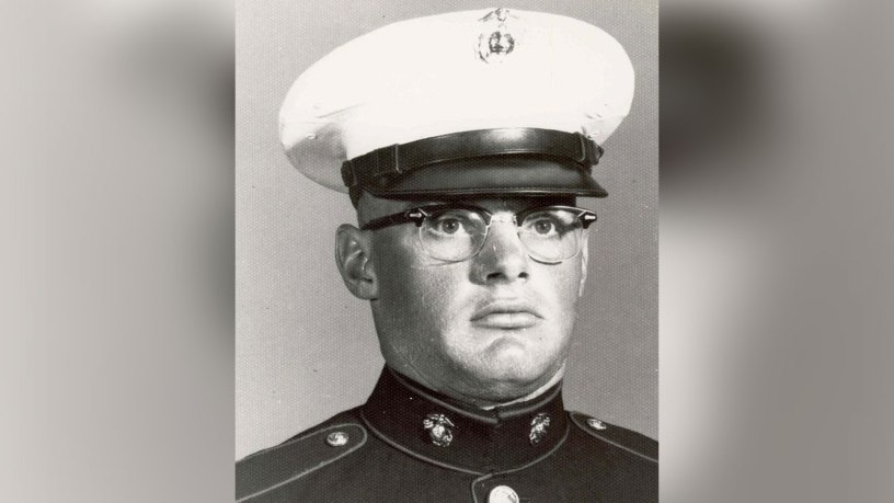Marine Corps Pfc. Ronald L. Coker, Medal of Honor recipient, poses for a photo.