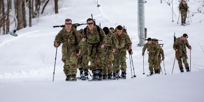 Ten soldiers of the Alpha Company, 3rd Battalion, 172nd Infantry Regiment, 86th Infantry Brigade Combat Team (Mountain), Vermont National Guard successfully completed the first recorded Norwegian Ski Badge event hosted by a unit other than the Norwegian Armed Forces at Ethan Allen Firing Range on February 28.
