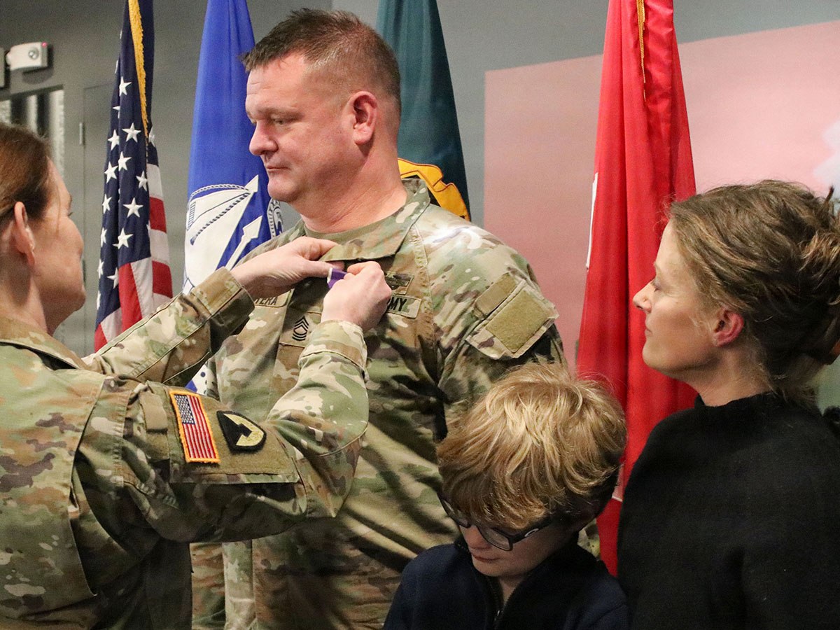 Purple Heart awarded nearly 15 years after injury during heroic&nbsp;act