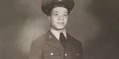 Army Pfc. St. Clair M. Gibson was a "Buffalo Soldier" with the 371st Infantry Regiment, part of the segregated 92nd Infantry Division.