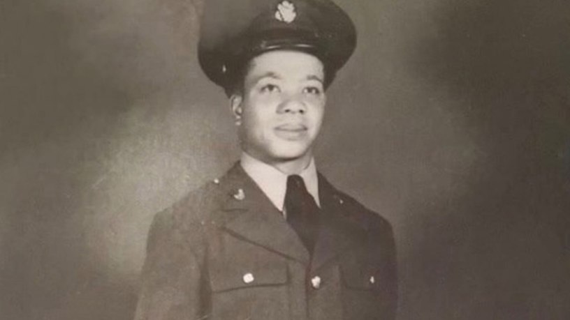 Army Pfc. St. Clair M. Gibson was a "Buffalo Soldier" with the 371st Infantry Regiment, part of the segregated 92nd Infantry Division.