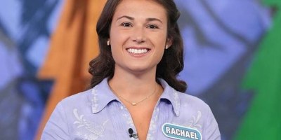 Missouri Army National Guard Capt. Rachael Stark smiles for a photo on the set of "Wheel of Fortune". The episode Stark participated in aired on Feb. 18, 2026. (Courtesy photo by Sony Pictures Television)