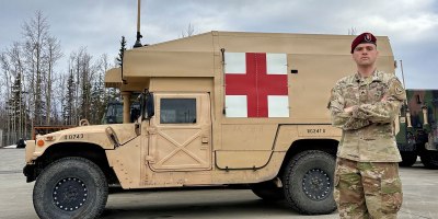 SGT Zachariah Clark, the only medic on scene, credits training, teamwork, and quick action for saving lives after a bear attack during a land navigation exercise on Joint Base Elmendorf-Richardson.