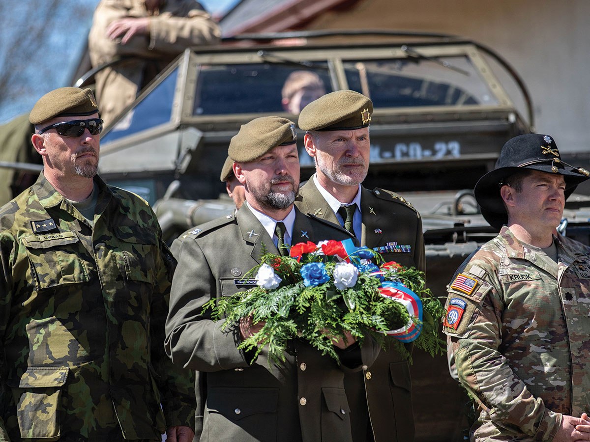 U.S. Army Cavalrymen visit the site of a daring WWII Operation honoring their unit’s storied&nbsp;past