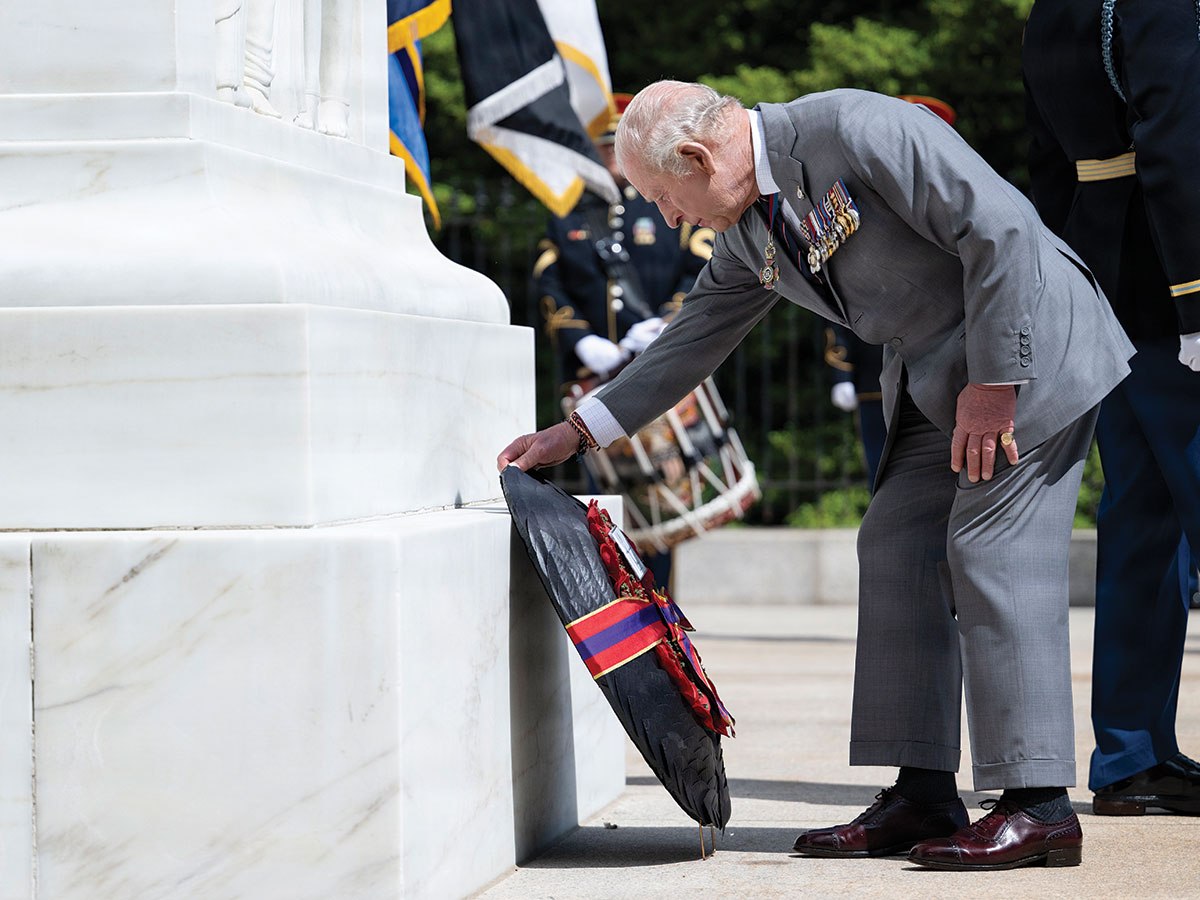 King Charles III and Queen Camilla Honor a Shared History of Service and&nbsp;Sacrifice