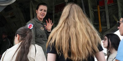 The 403rd Wing's 53rd Weather Reconnaissance Squadron and a team of National Oceanic and Atmospheric Administration forecasters visited Sarasota, Florida; Mobile, Alabama; and Lake Charles, Louisiana as part of the annual Hurricane Awareness Tour, May 4-7, 2026.
