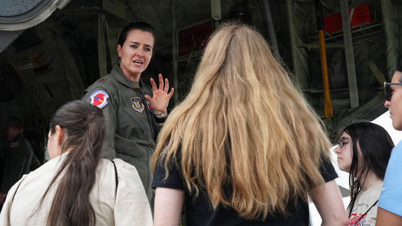 The 403rd Wing's 53rd Weather Reconnaissance Squadron and a team of National Oceanic and Atmospheric Administration forecasters visited Sarasota, Florida; Mobile, Alabama; and Lake Charles, Louisiana as part of the annual Hurricane Awareness Tour, May 4-7, 2026.