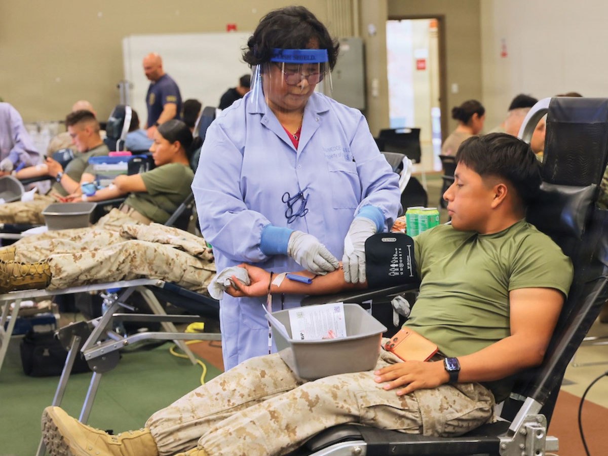 Naval Hospital Twentynine Palms supports record-breaking blood drive at&nbsp;MCAGCC