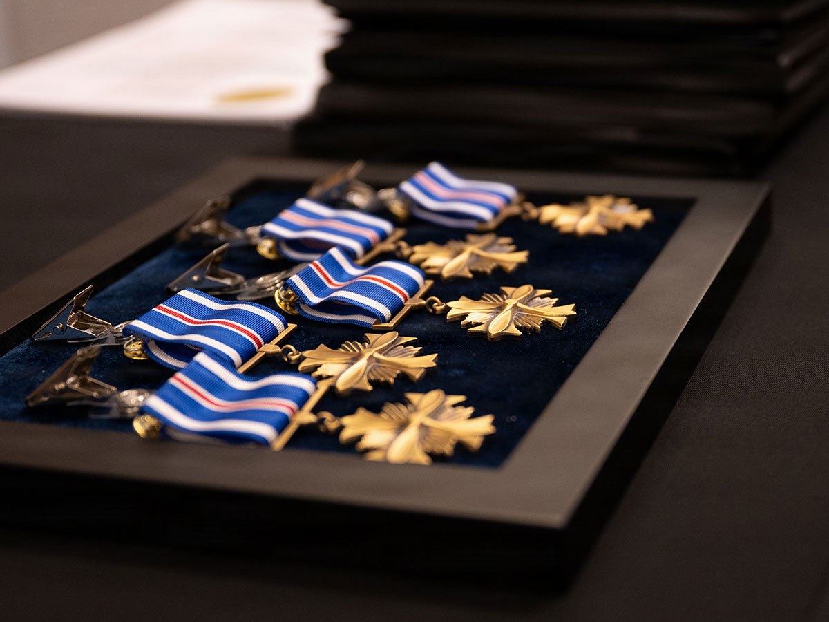Mildenhall Airmen receive Distinguished Flying Cross for extraordinary achievement during Operation Midnight&nbsp;Hammer