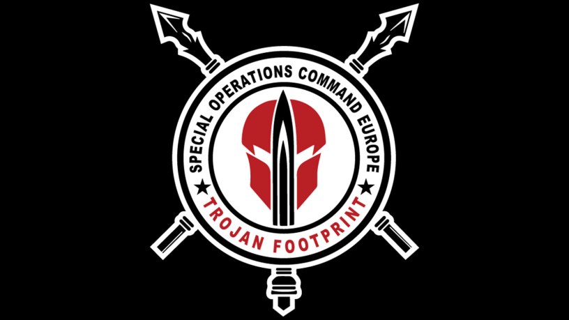 Trojan Footprint 2026, the largest U.S. Special Operations Forces led exercise, brings together approximately 1,000 U.S. service members and 2,000 Special Operations Forces from 23 NATO Allies and partner nations. (U.S. Army graphic by Sgt. 1st Class Brandon Julson)