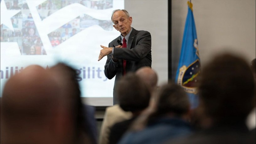 Defense Health Agency Deputy Director, Dr. David J. Smith, kicks off the “State of the Science Symposium in Health Services Research in the Military Health System,” co-hosted by Uniformed Services University’s Center for Health Services Research and the DHA’s Military Health Systems Research Program.