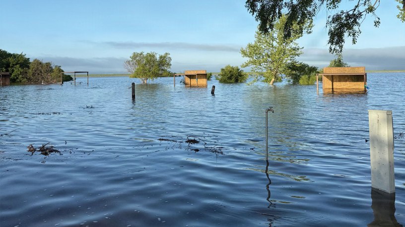U.S. Army Corps of Engineers, Park Ranger Destany Rochelle of the Waurika Lake Project Office captured this image of flooded recreation facilities at a park on Waurika Lake in Jefferson County, Oklahoma, May 1, 2025. Just 11 days earlier, Waurika Lake was nearly 1.9 feet below normal pool elevation of 951.4.