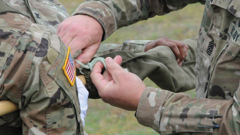 The U.S. Army Reserve’s 648th Regional Support Group held its inactivation ceremony April 12 outside group headquarters in Granite City, Illinois.