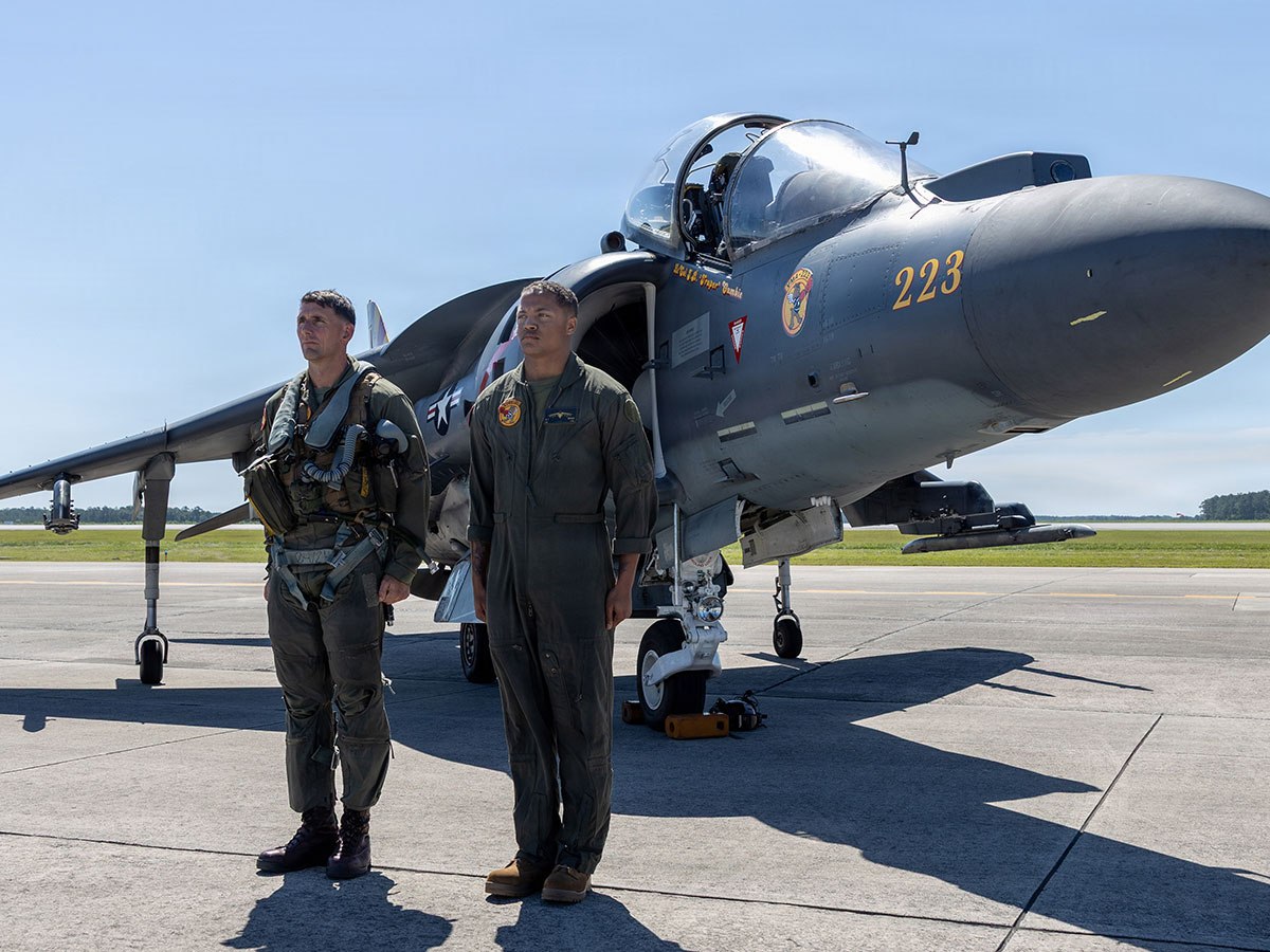 VMA-223 celebrates sundown as Marine Corps’ final Harrier&nbsp;squadron