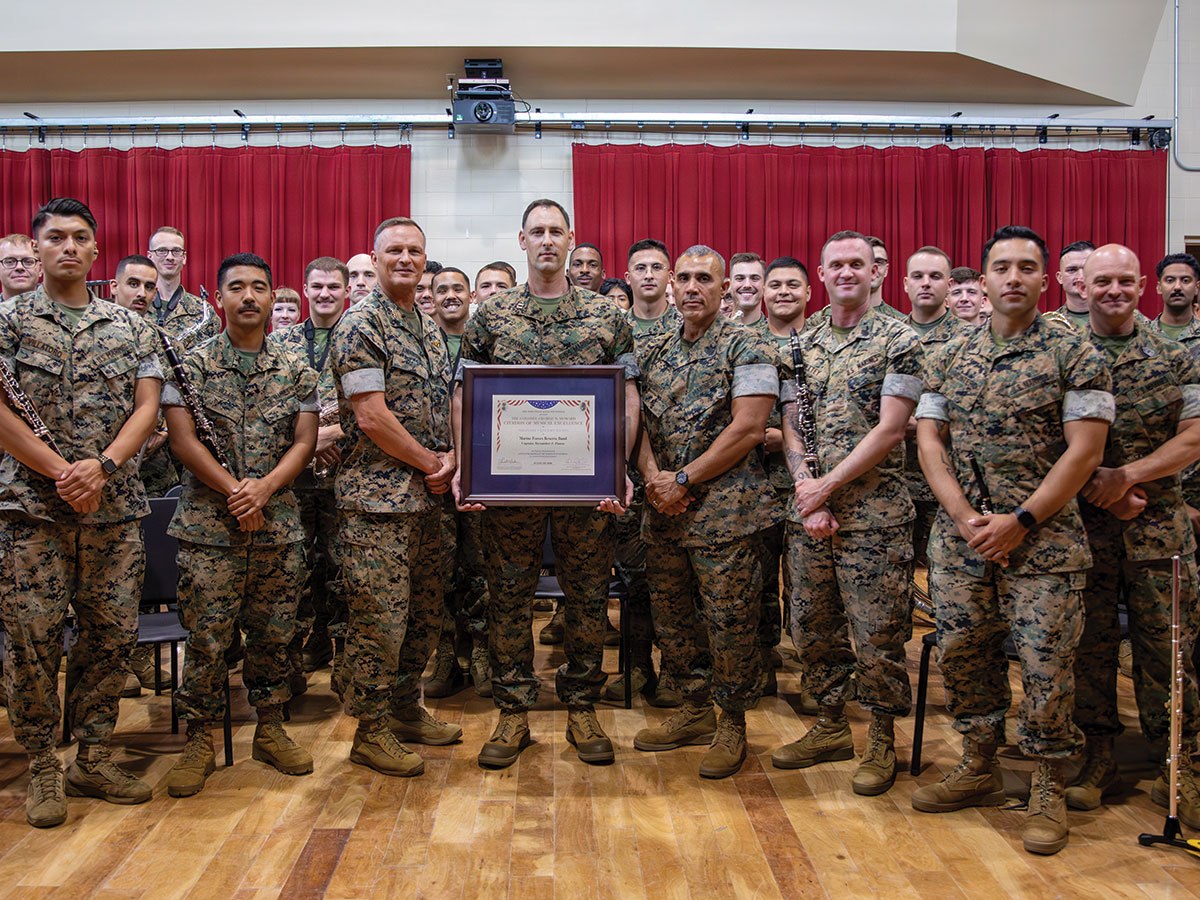 Marine Forces Reserve Band receives prestigious Howard&nbsp;Citation