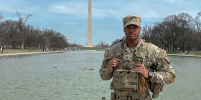 A man sat on the ledge of Arlington Memorial Bridge, his feet dangling over its edge when U.S. Army Sgt. Jordan Gillespie, a Crisis Intervention Training-certified personnel and Soldier with the Mississippi National Guard sat by him and began a conversation that ultimately helped bring him to safety on May 30, 2026.