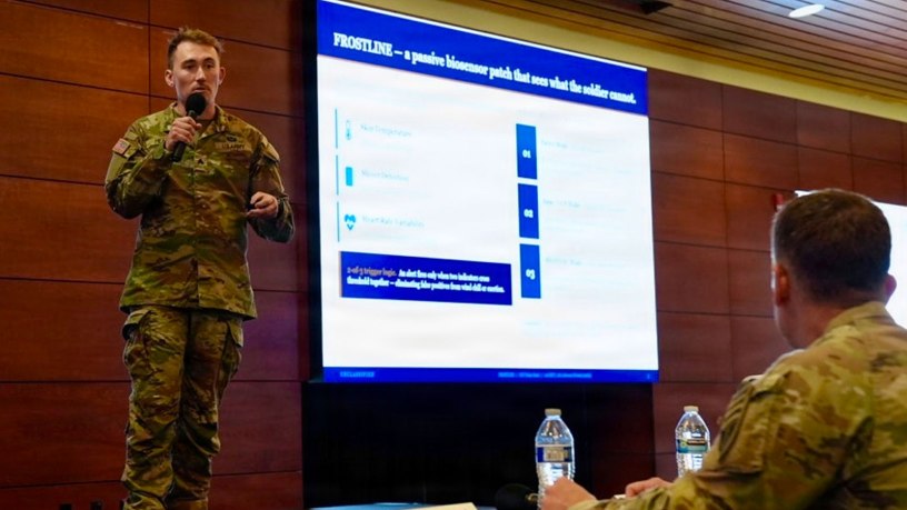 Soldiers from across the 11th Airborne Division pitch their innovative ideas and prototypes to a panel of senior leaders and partners during the bi-annual Angel Ascent competition, showcasing the division’s commitment to bottom-up innovation.