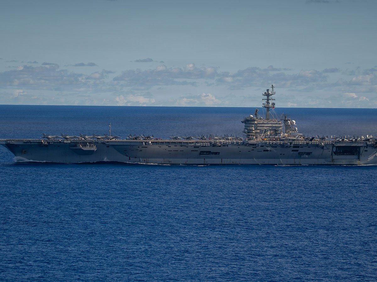 George Washington Carrier Strike Group arrives in&nbsp;Guam