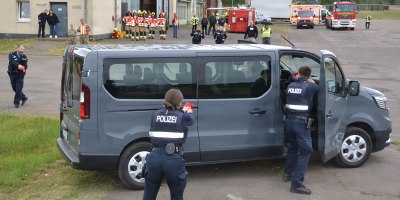 U.S. Army Garrison Rheinland-Pfalz emergency response teams partnered with German first responders for an Integrated Protection Exercise to test joint emergency response capabilities at the Baumholder Airfield near Reichenbach June 10.
