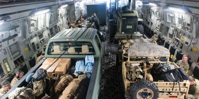 U.S. Air Force Airmen assigned to the 621st Contingency Response Wing mobilize a Contingency Response Element and board a C-17 Globemaster III in support of Venezuela’s disaster relief response at Joint Base McGuire-Dix-Lakehurst, New Jersey, June 27, 2026.
