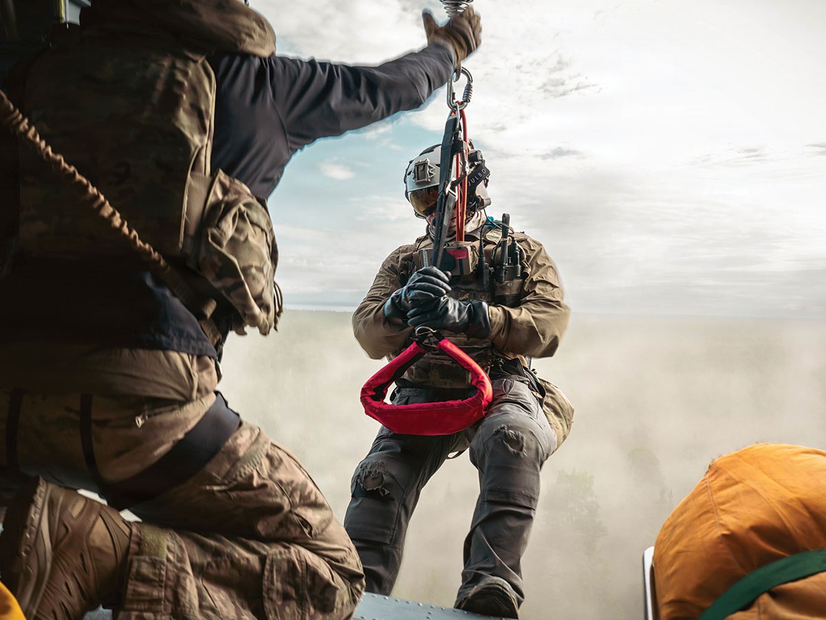 Alaska Air National Guardsmen rescue a critically injured individual north of&nbsp;Anchorage