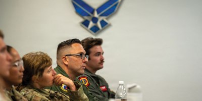 U.S. Air Force officers assigned to various units attend a First Term Officer Course at Travis Air Force Base, California, June 17, 2026.