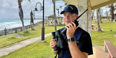 U.S. Coast Guard crews continue to assess aids to navigation, waterways, and channel conditions across the Marianas following Super Typhoon Bavi, working toward reopening ports to commercial operations as soon as it is safe to do so. (U.S. Coast Guard photo by Lt. Gabe LaMartina)