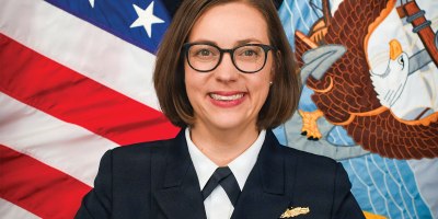 Cmdr. Emily Latimer, an emergency clinical nurse specialist at Naval Medical Center Camp Lejeune, was awarded the Defense Health Agency Nursing Award for Evidence-Based Practice. Latimer spearheaded an evidence-based practice project to examine methods for administering blood specifically to pediatric trauma patients.