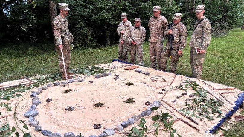 1092nd Engineer Battalion leadership conduct Battle Captain operations and synchronizes the Common Operating Picture during annual trainig at Camp Dawson in Kingwood, West Virginia, from July 11-25, 2026.